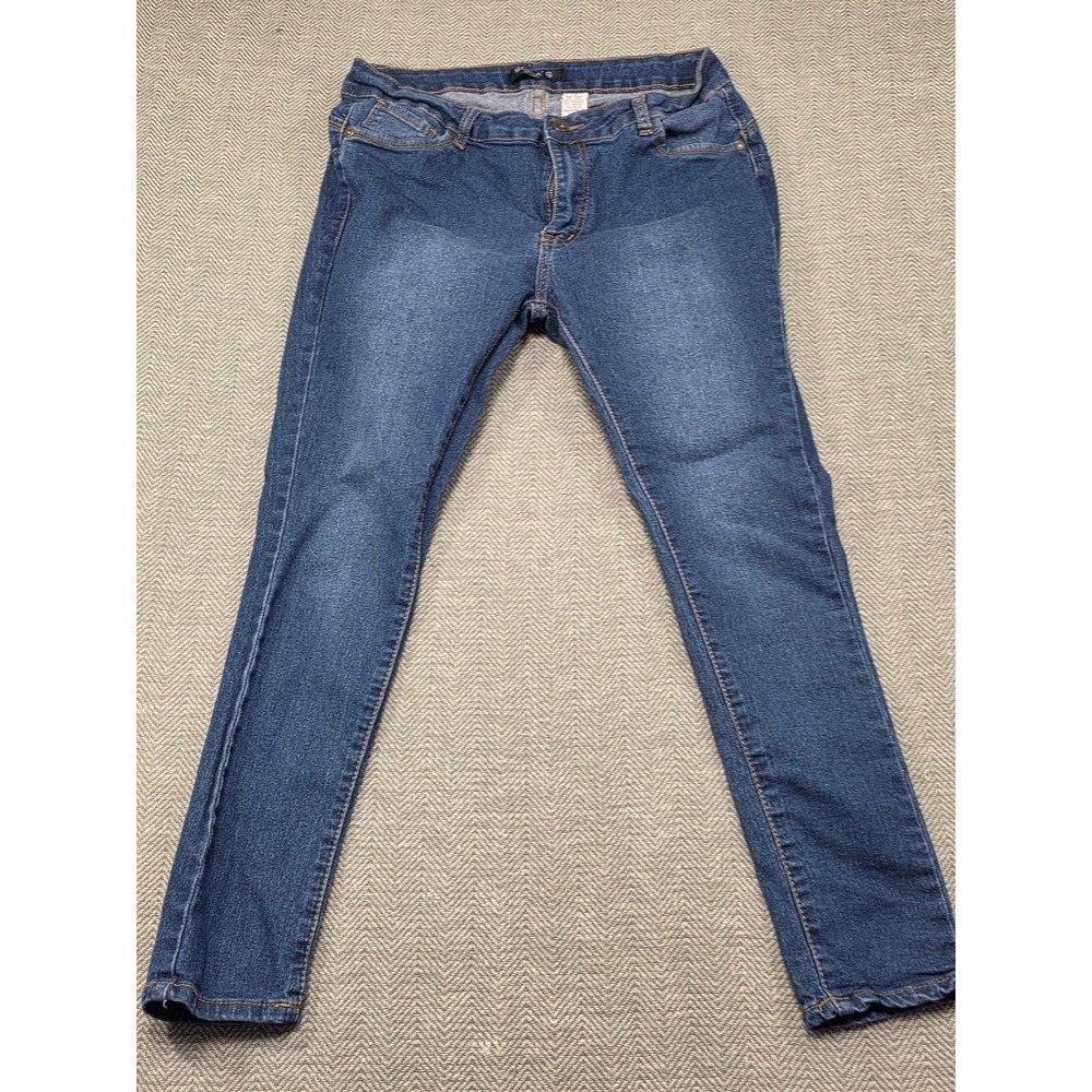 Sofias Jeans Womens Blue Denim Skinny‎ Fit Stretch Pants Size 15